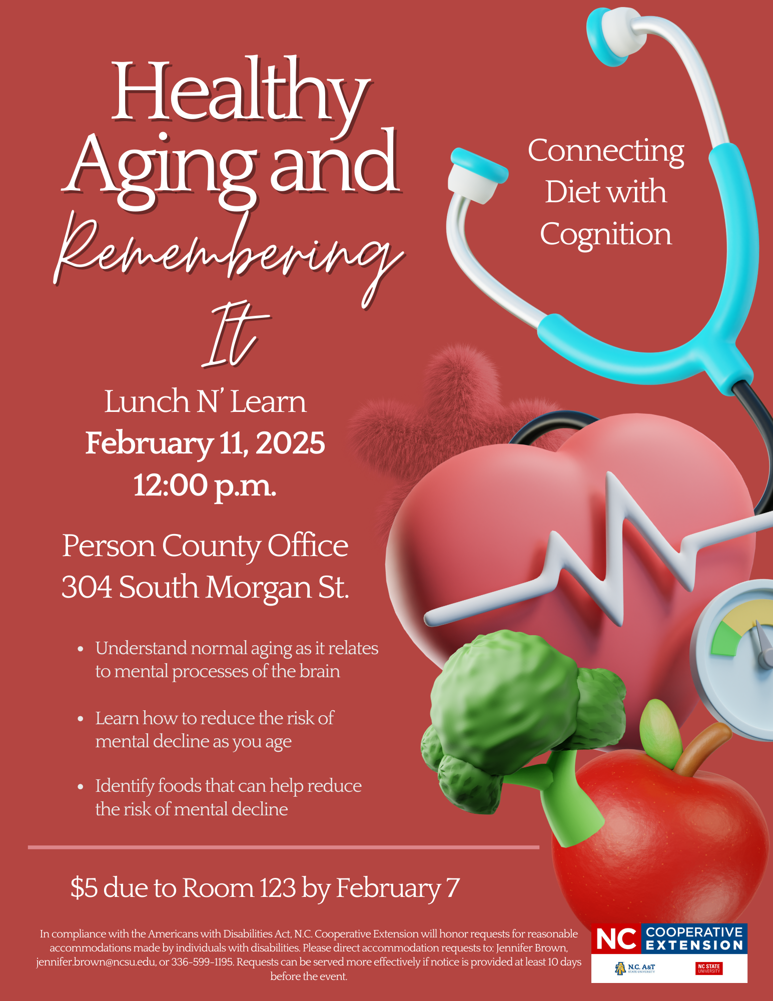 Healthy Aging Lunch N Learn February 11, 2025