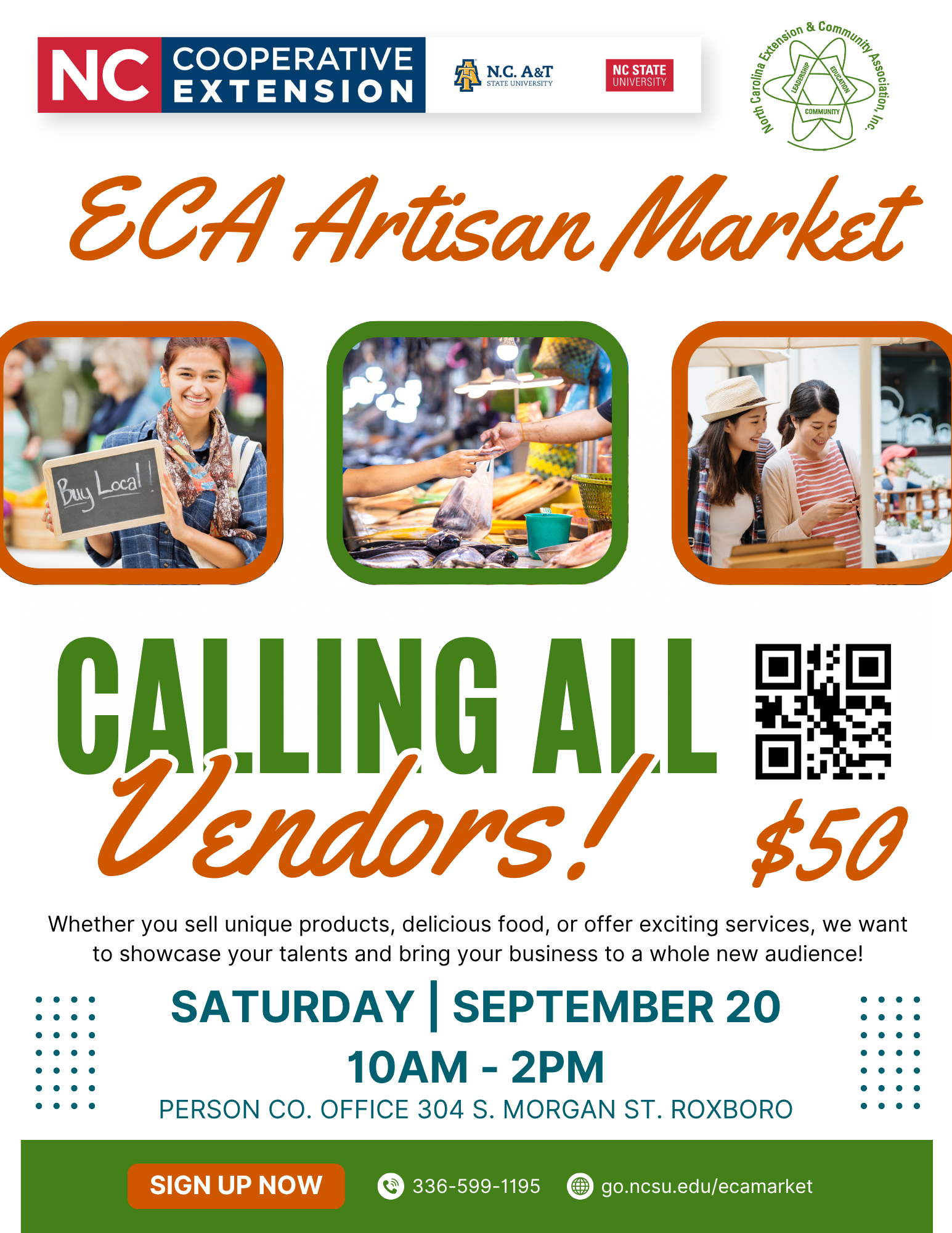 Artisan Market Vendors Flyer