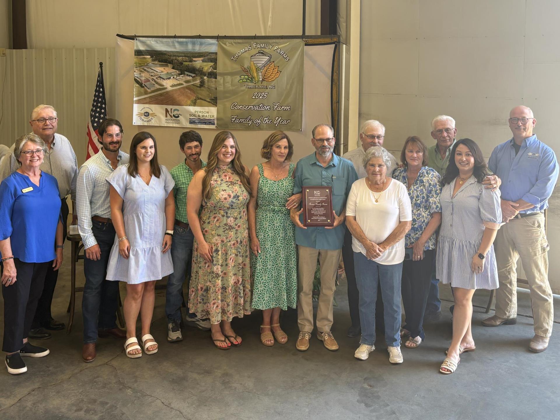Thomas Family Farms Award Photo