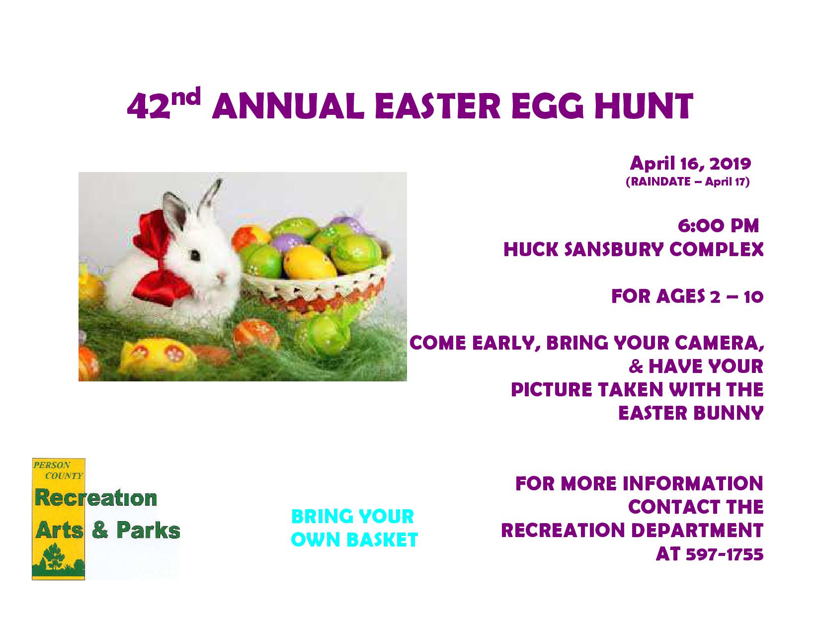 FLIER - EASTER EGG HUNT